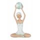 Figurines Mer : Set 2 Grandes Baigneuses Rétros allongées, L 27 cm