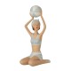 Figurines Mer : Set 2 Baigneuses Rétros Assises, H 23 cm