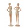 Figurines Mer : Set 2 Baigneuses Rétros Debout, H 35 cm