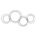 Miroir Design : Ensemble 4 miroirs CIRCLE, L 100 cm