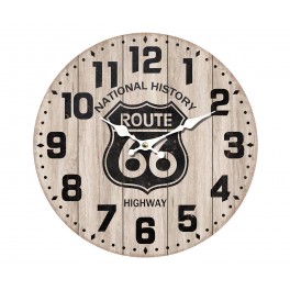 Horloge MDF thème Moto, Mod American Dream, Diam 34 cm