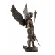 Statuette résine : L'archange Saint Michel, H 35 cm