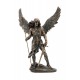 Statuette résine : L'archange Saint Michel, H 35 cm