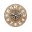 Horloge Rose des Vents, Tons Bois Naturel et Beige, Diamètre 34 cm