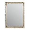 Miroir Baroque et Shabby Chic, Encadrement Champagne mouluré, H 114 cm