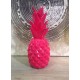 Fruit Design en résine Taille : Ananas Fuchsia, H 29 cm