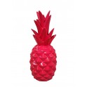 Fruit Design en résine Taille : Ananas Fuchsia, H 24 cm