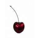 Fruit déco Céramique : Cerise Rouge Griotte Taille L, H 16 cm (43 cm)