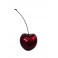 Fruit déco Céramique : Cerise Rouge Griotte Taille L, H 15 cm (42 cm)