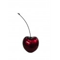 Petit Fruit déco Céramique : Cerise Rouge Griotte Taille XS, H 11 cm (37 cm)
