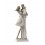 Statuette Design : Famille avec 1 enfant, Collection Silver Line, H 27 cm