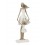 Statuette Design : Famille avec 1 enfant, Collection Silver Line, H 27 cm