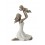 Statuette Design : Famille avec 1 enfant, Collection Silver Line, H 27 cm