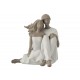 Set 2 Statues Couple, Amour Tendresse, Collection Family Day, L 20 cm
