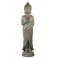 Grand Bouddha Debout en Magnésie, Vert et Patine, H 82 cm