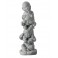 Statuette XL : Totem 3 Moines de la Sagesse, H 58 cm