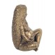 Figurine Gaïa, la Déesse Mère féconde la Terre Entre Ses Main, H 18 cm