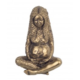 Statuette résine : Gaïa, La Déesse mère, H 26 cm