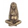 Figurine Gaïa, la Déesse Mère féconde la Terre Entre Ses Main, H 18 cm