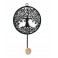Patère Triple-Portemanteau en Métal, Arbres de Vie en métal, L 39 cm