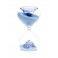 Sulfure Verre et Presse Papier Vert et Bleu, Coeur Océan 2, Diam 9 cm