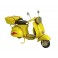 Miniature Laiton : Scooter Vespa Métal Bleu, L 18 cm