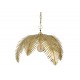 Lampe suspension Feuillage Tropical, Art Déco, Doré, L 66 cm