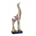 Statuette Girafe Ethnik mod 2, H 34 cm