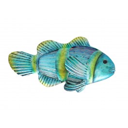 Déco Murale Métal : Le Poisson Clown 1, L 32 cm