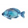 Déco Murale Métal et Verre : Poisson Tropical , L 26 cm