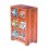 Boite à compartiments : Epicier indien 6 tiroirs, Orange, H 23 cm