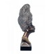 Statuette Africaine en pagne kita & Cruche 2, Collection Ethnik, H 42 cm