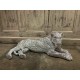 Statue Panthère couchée XL, Collection Perles de strass, L 65 cm
