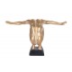 Statuette Abstraite PLENITUDE, L 66 cm