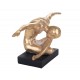 Statuette Abstraite PLENITUDE, L 66 cm