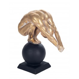 Statuette Abstraite PLENITUDE, L 66 cm