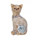 Statuette Chat Debout Baali, H 17 cm