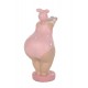 Figurine Baigneuse Ronde et Plongeon, Collection Pink Bath, H 21 cm