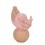 Figurine Baigneuse Ronde et Ballon, Collection Pink Bath, H 21,5 cm