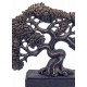 Déco murale fer : Arbre de vie, Anthracite & marron, Mod 5, H 60 cm