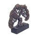 Déco murale fer : Arbre de vie, Anthracite & marron, Mod 5, H 60 cm