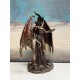 Statuette résine : L'archange Saint Michel, H 35 cm