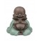 Set de 3 Mini-Moines de la Sagesse Assis 2, Collection Baby Zen, H 7,5 cm