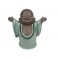 Grande Figurine Bouddha Bras levés, Collection Baby Zen, H 27,5 cm