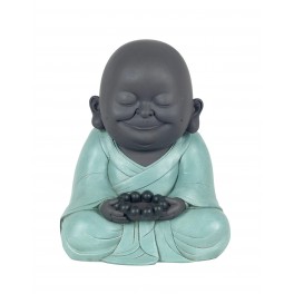 Grande Figurine Bouddha et Illumination, Collection Baby Zen, H 22 cm