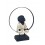 Grande Figurine Baby Zen : Bouddha Doré et Cercle de fer, H 40 cm