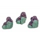 Set 3 Bouddha de la Sagesse, Collection Baby Zen, H 8 cm