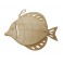 Déco Marine : Poisson Exotique Bois MDF 1, Modèle Scandinave, L 26 cm