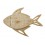 Déco Marine : Poisson Exotique Bois MDF 2, Modèle Scandinave, L 37 cm