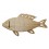 Déco Marine : Poisson Exotique Bois MDF 4, Modèle Scandinave, L 42,5 cm